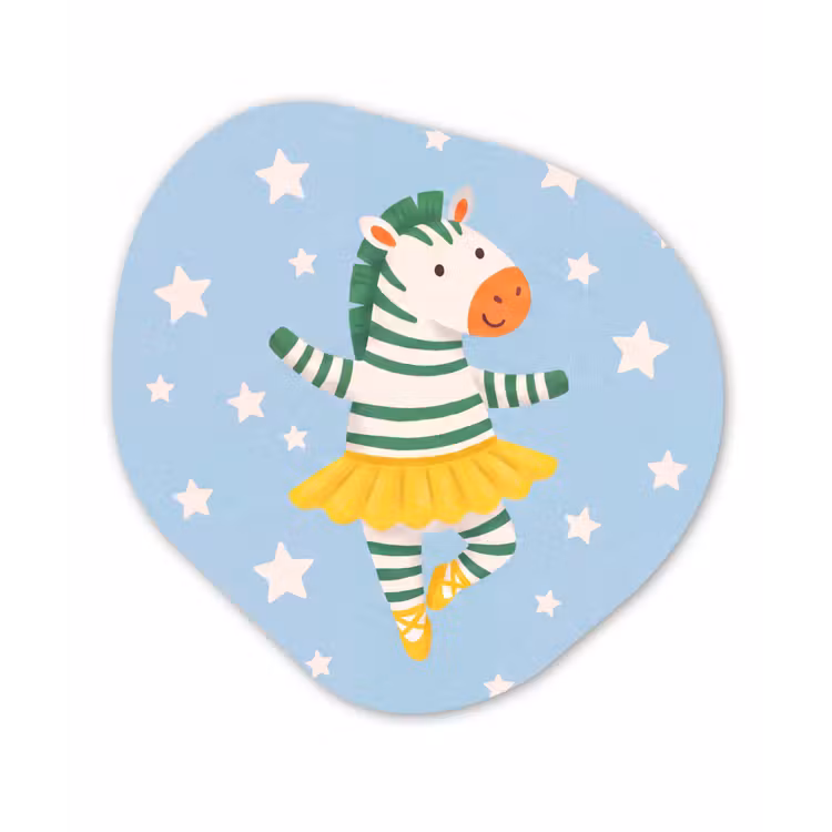 Organic - Forex - Animals - Dance - Illustration - Children's Room - Stars — 1