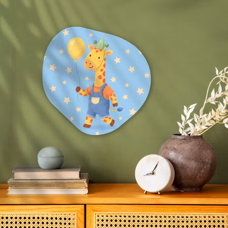 Organic - Forex - Animals - Giraffe - Balloon - Party - Children's Room — 2