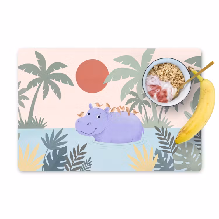 Placemat - 6 pieces - Animals - Bird - Water - Nature - Illustration — 1