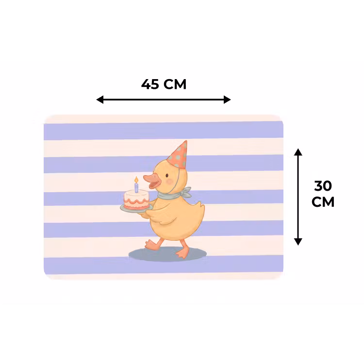 Placemat - 6 pieces - Bird - Party - Cake - Children - Illustration — 3