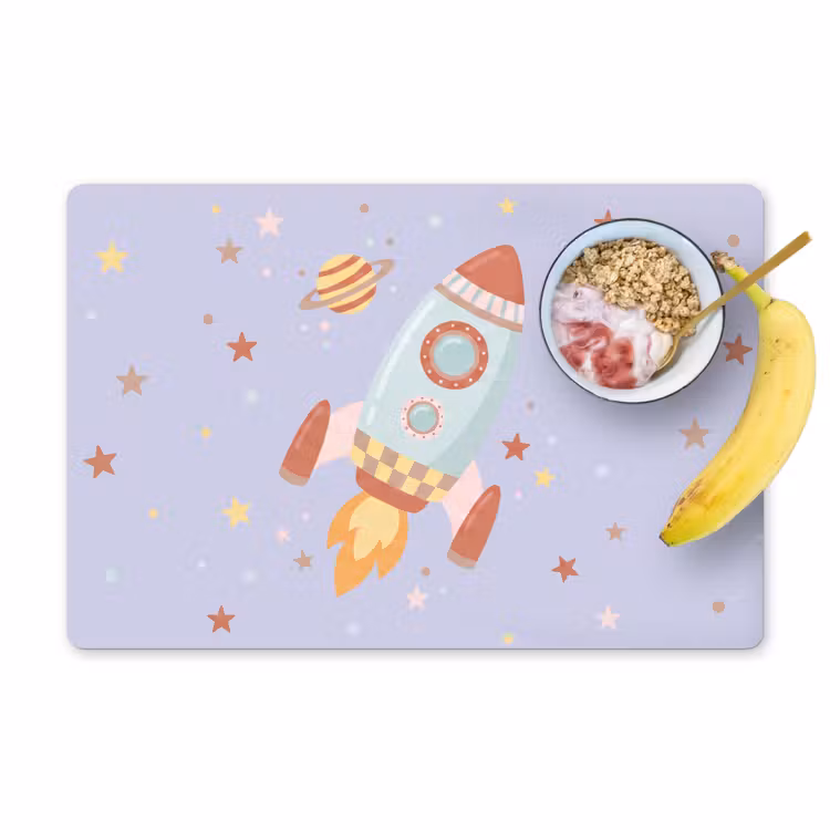 Placemat - 6 pieces - Rocket - Space - Planet - Illustration — 1
