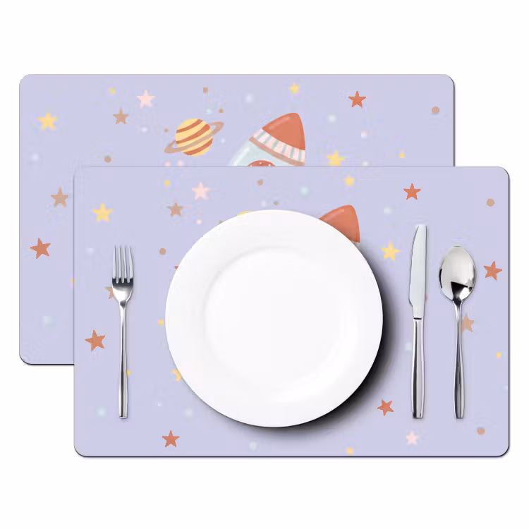 Placemat - 6 pieces - Rocket - Space - Planet - Illustration — 2