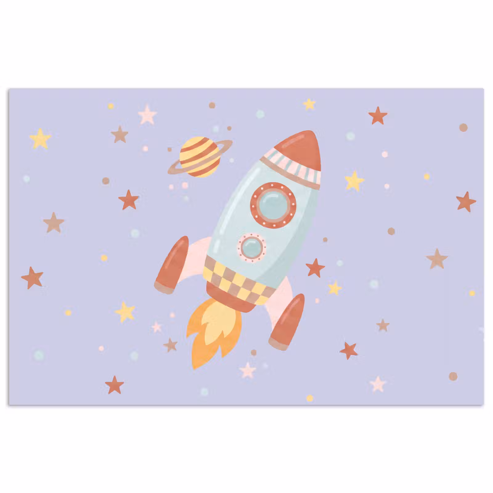 Poster - Rocket - Space - Planet - Illustration — 1
