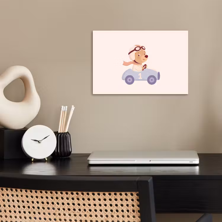Poster - Bear - Car - Children's Room - Cartoon - Playful — 2