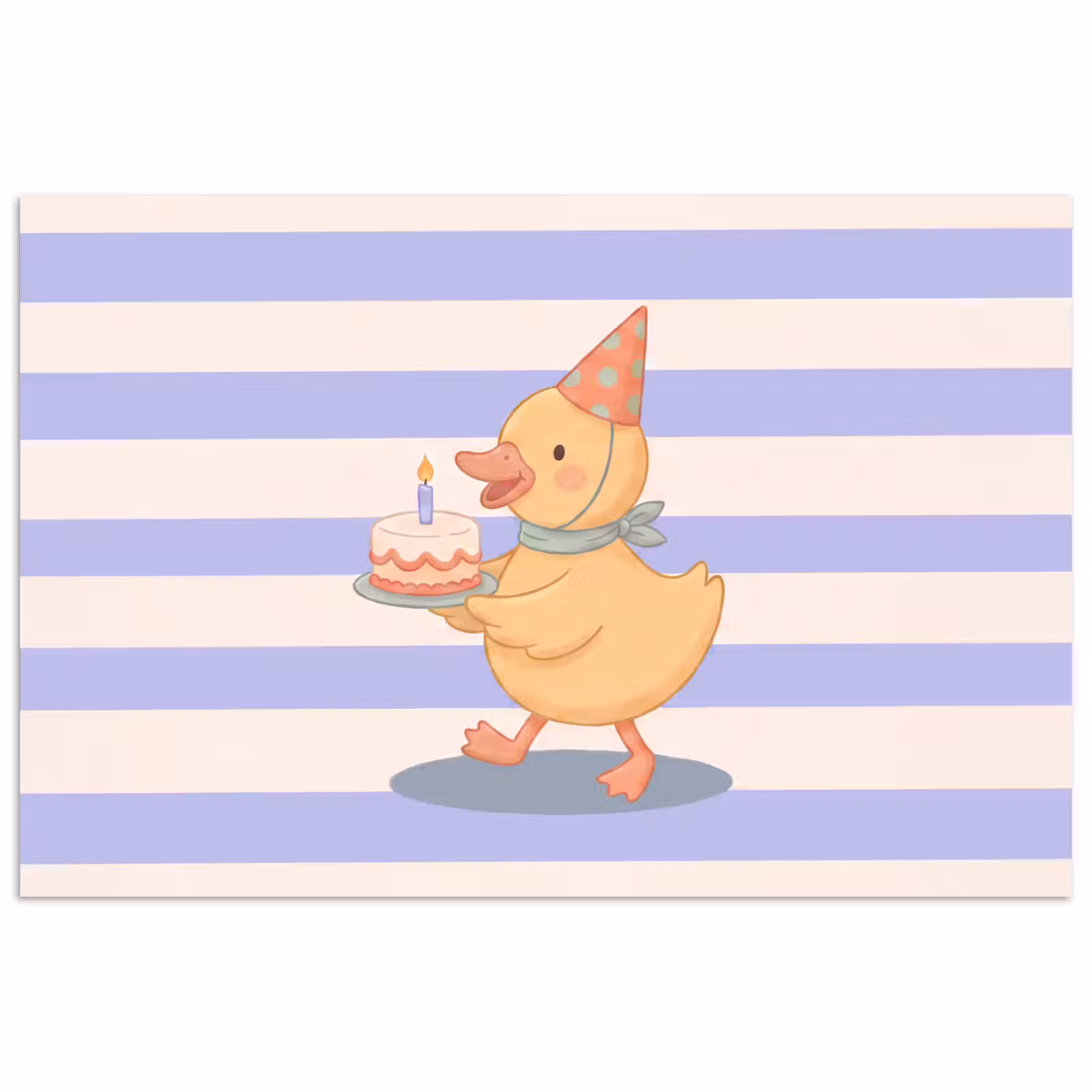Poster - Bird - Party - Cake - Children - Illustration — 1