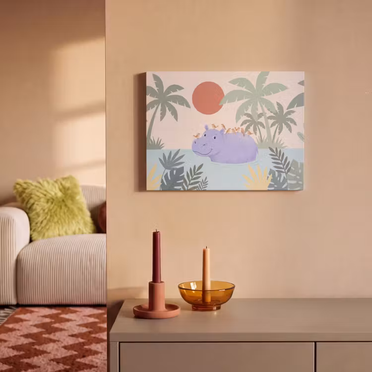 Acoustic Panel - Animals - Bird - Water - Nature - Illustration — 2