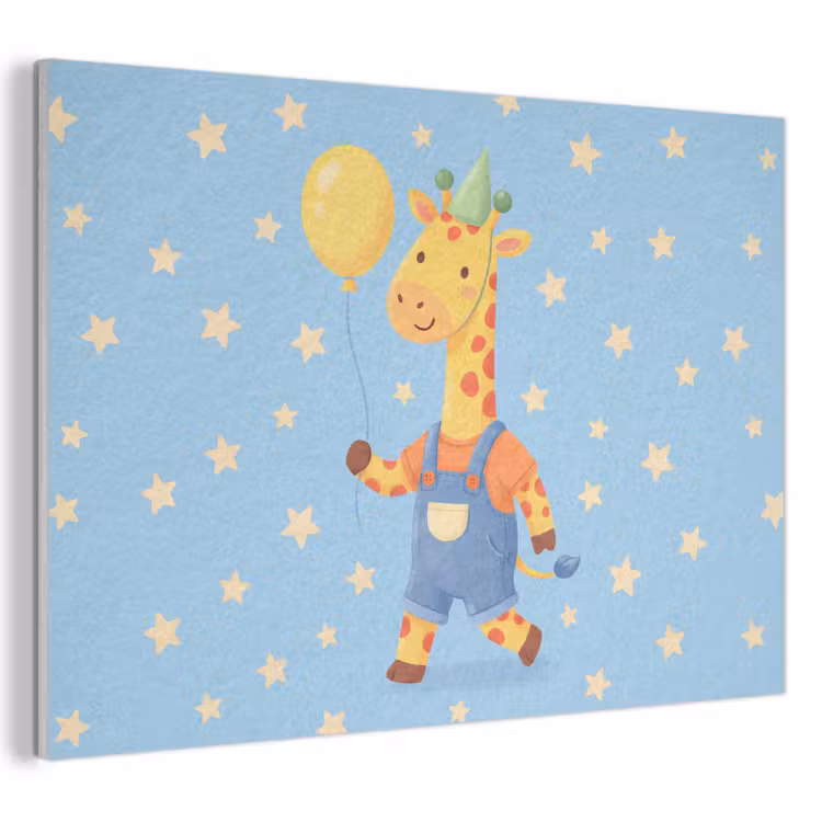 Acoustic Panel - Animals - Giraffe - Balloon - Party - Children's Room — 1