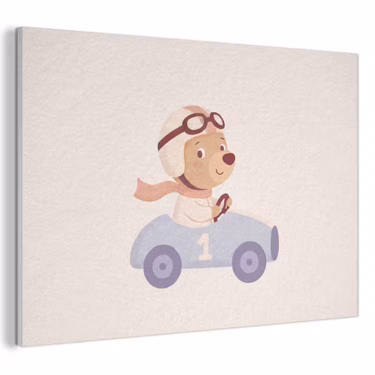 Acoustic Panel - Bear - Car - Children's Room - Cartoon - Playful — 1