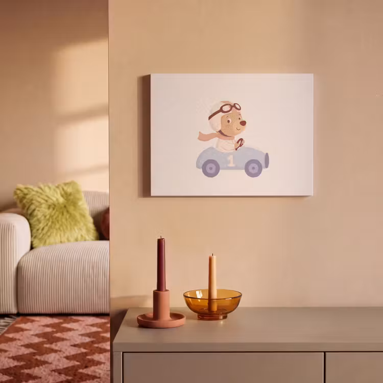 Acoustic Panel - Bear - Car - Children's Room - Cartoon - Playful — 2