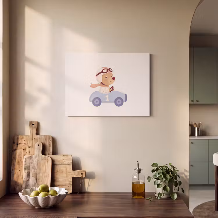 Acoustic Panel - Bear - Car - Children's Room - Cartoon - Playful — 3
