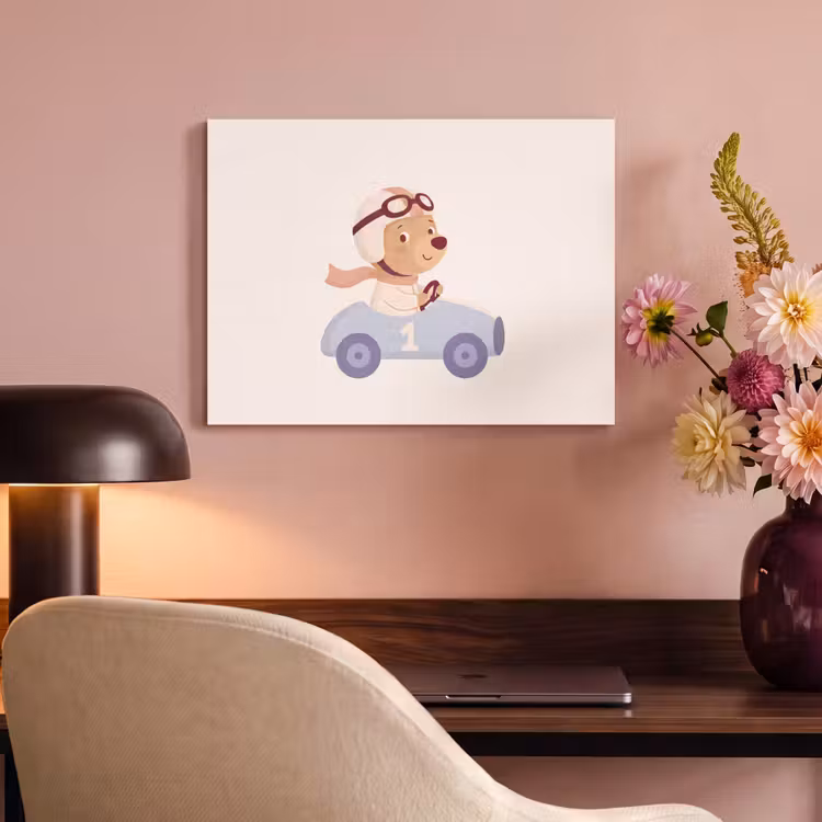 Acoustic Panel - Bear - Car - Children's Room - Cartoon - Playful — 4