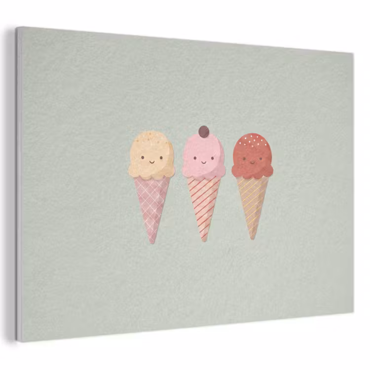 Acoustic Panel - Ice Cream - Cones - Food - Illustration - Cheerful — 1