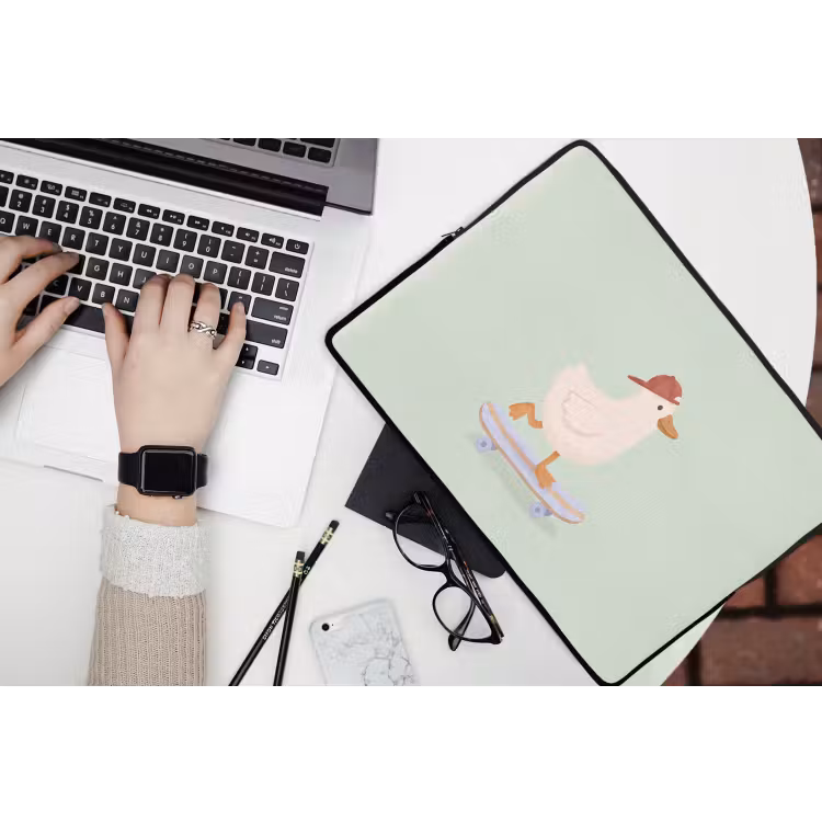 Laptop Sleeve - Bird - Skateboard - Animals - Cartoon - Playful — 3