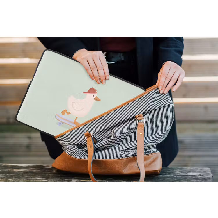 Laptop Sleeve - Bird - Skateboard - Animals - Cartoon - Playful — 4