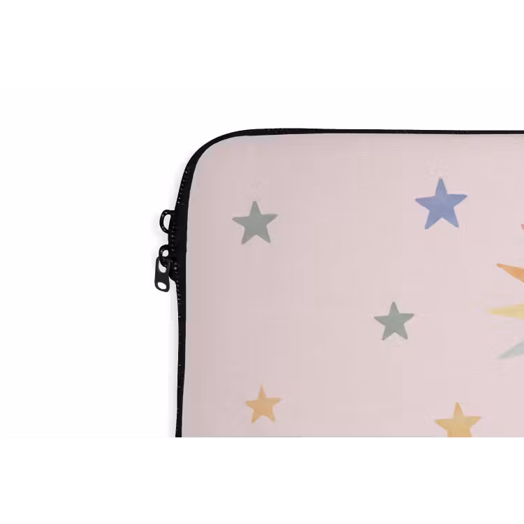 Laptop Sleeve - Sun - Moon - Stars - Children's Room - Pastel — 5