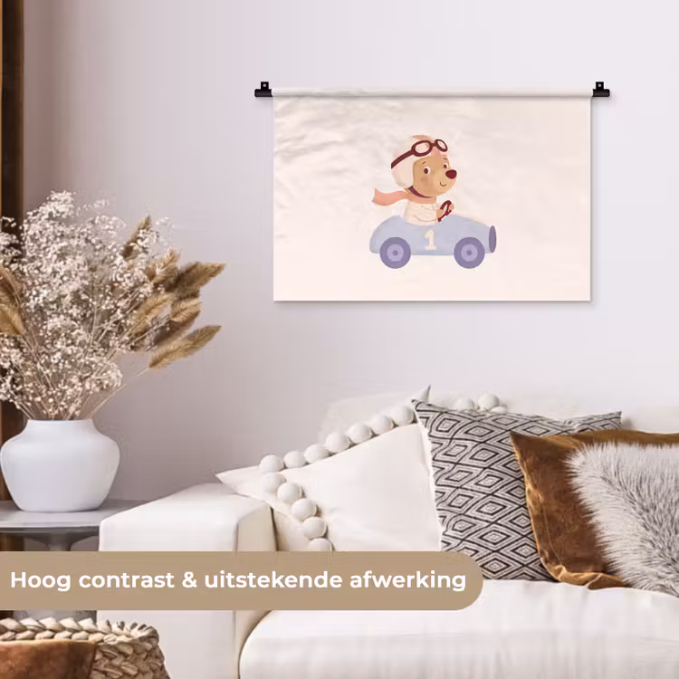 Wall Hanging - Bear - Car - Children's Room - Cartoon - Playful — 4