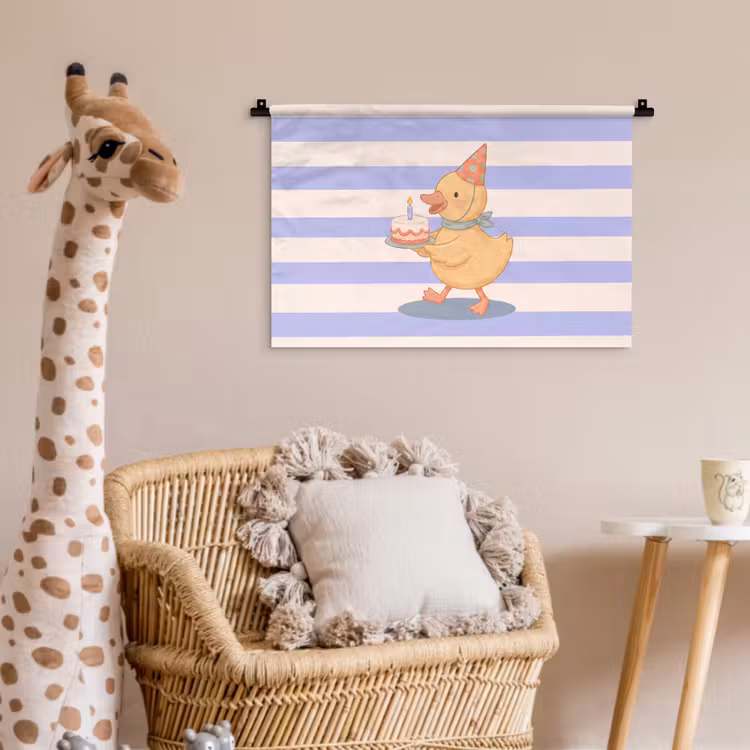Wall Hanging - Bird - Party - Cake - Children - Illustration — 5