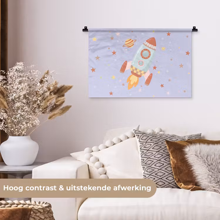 Wall Hanging - Rocket - Space - Planet - Illustration — 4