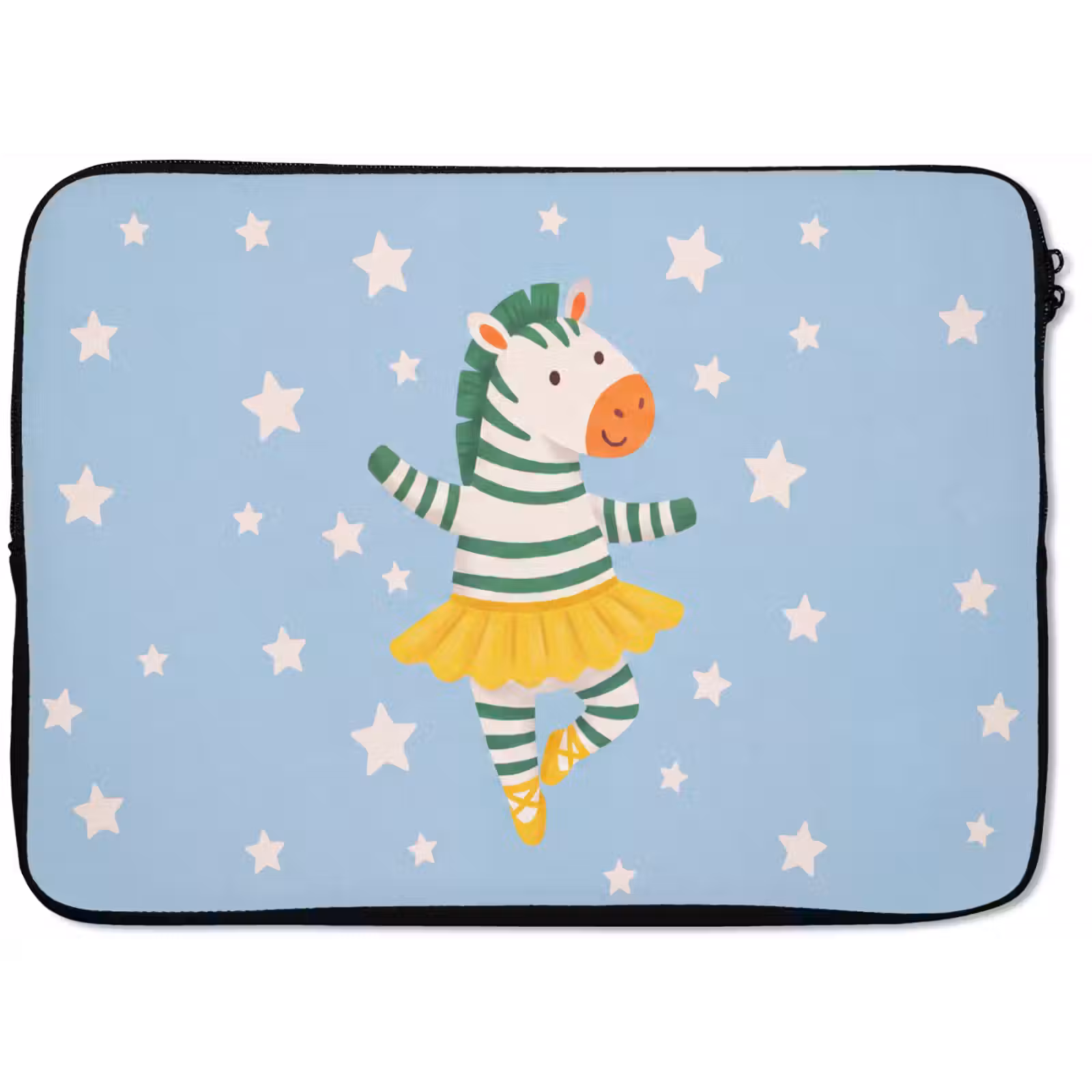 Laptop Sleeve - Animals - Dance - Illustration - Children's Room - Stars — 1