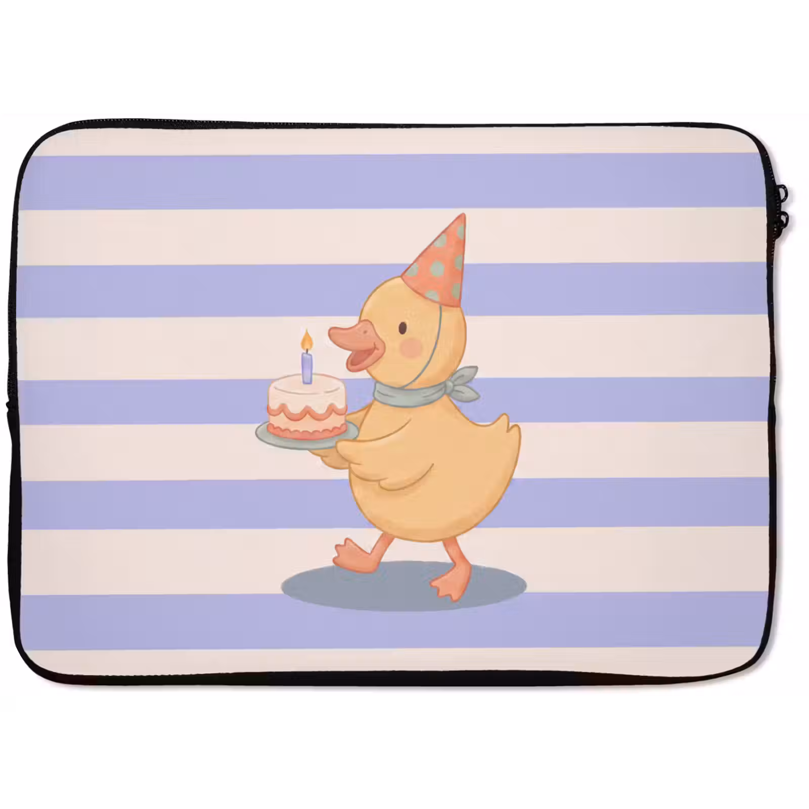 Laptop Sleeve - Bird - Party - Cake - Children - Illustration — 1