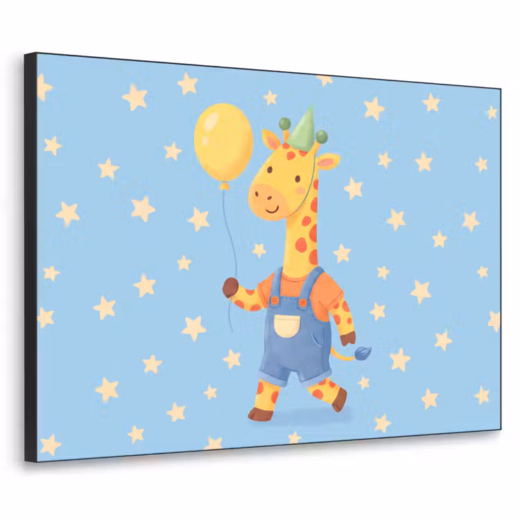 Art Frame - Animals - Giraffe - Balloon - Party - Children's Room — 1