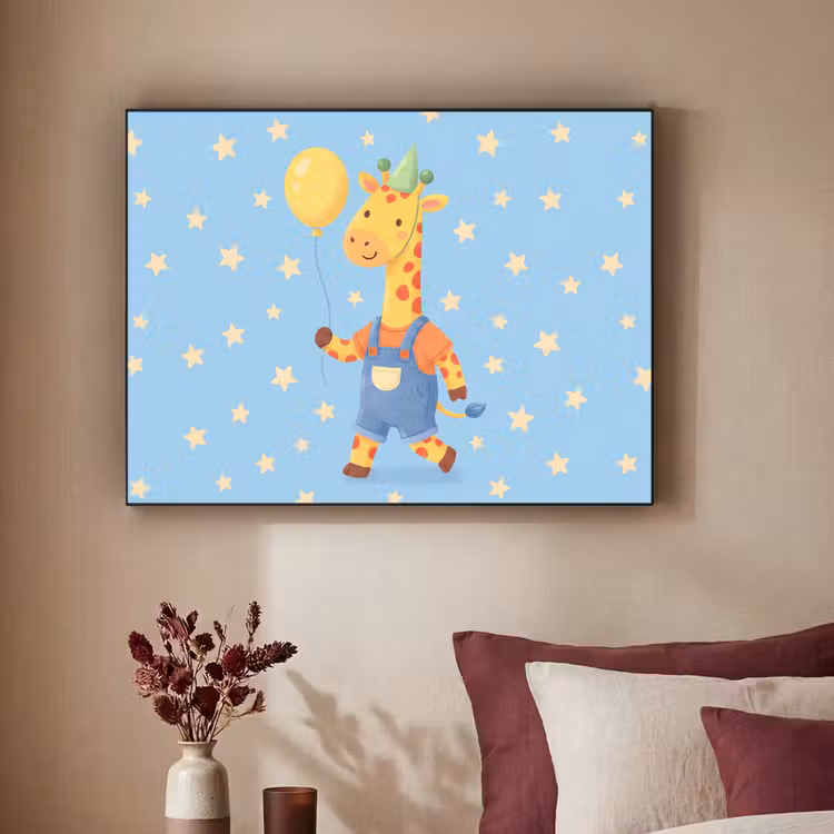 Art Frame - Animals - Giraffe - Balloon - Party - Children's Room — 2