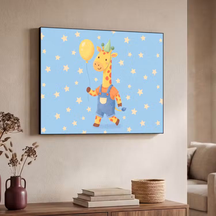 Art Frame - Animals - Giraffe - Balloon - Party - Children's Room — 4