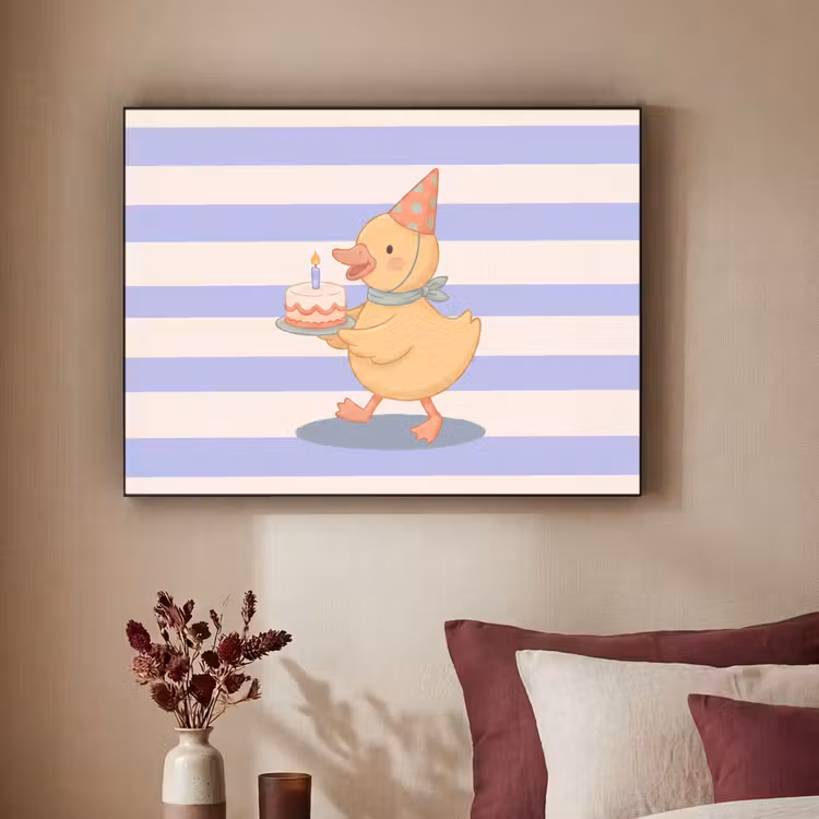 Art Frame - Bird - Party - Cake - Children - Illustration — 2