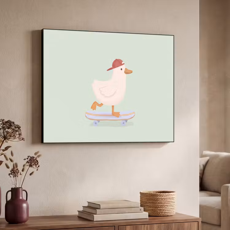 Art Frame - Bird - Skateboard - Animals - Cartoon - Playful — 4