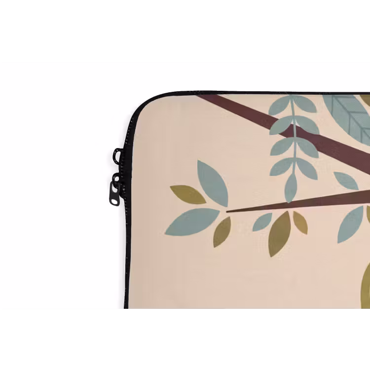 Laptop Sleeve - Animals - Mother - Baby - Nature - Green — 5