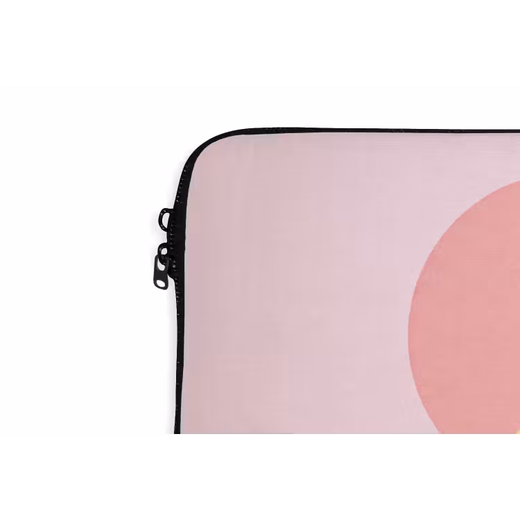 Laptop Sleeve - Animals - Skating - Illustration - Playful - Pink — 5