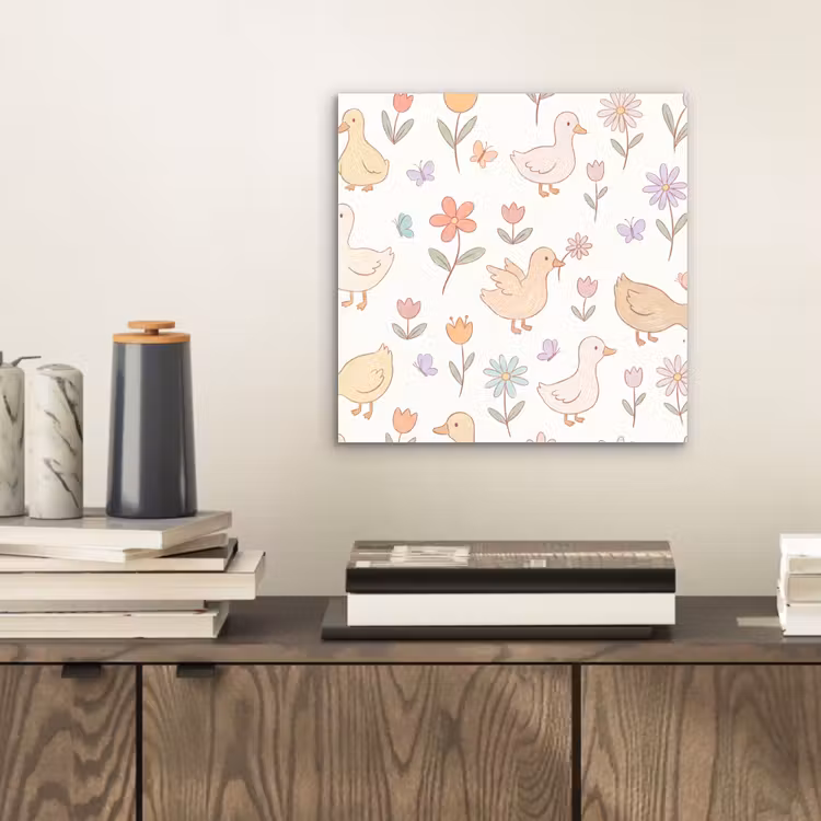 aluminium wall art - Birds - Flowers - Patterns - Pastel - Animals — 2