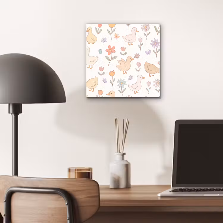 aluminium wall art - Birds - Flowers - Patterns - Pastel - Animals — 6