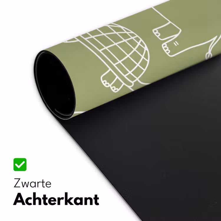 Desk Mat - Animals - Pattern - Illustration - Nature - Green — 5
