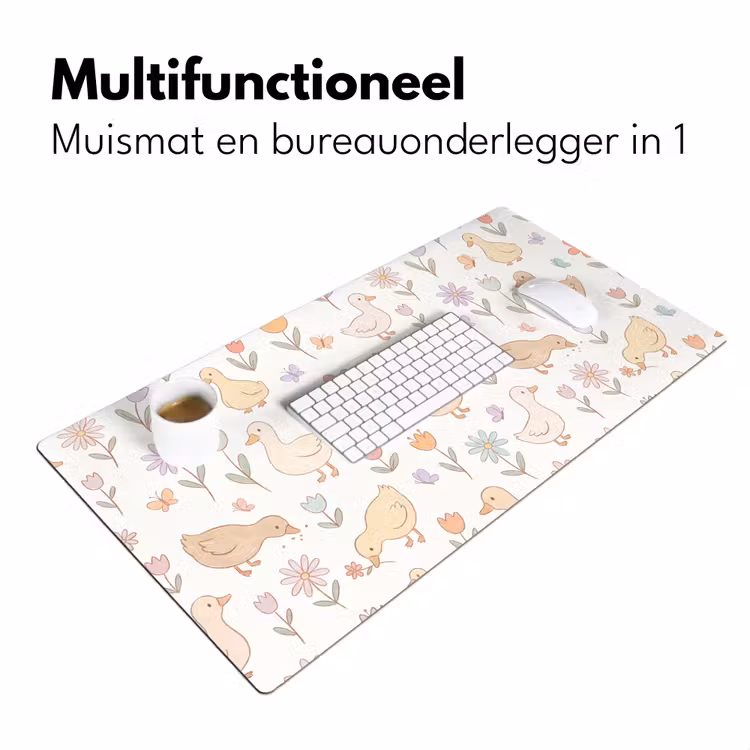 Desk Mat - Birds - Flowers - Patterns - Pastel - Animals — 7