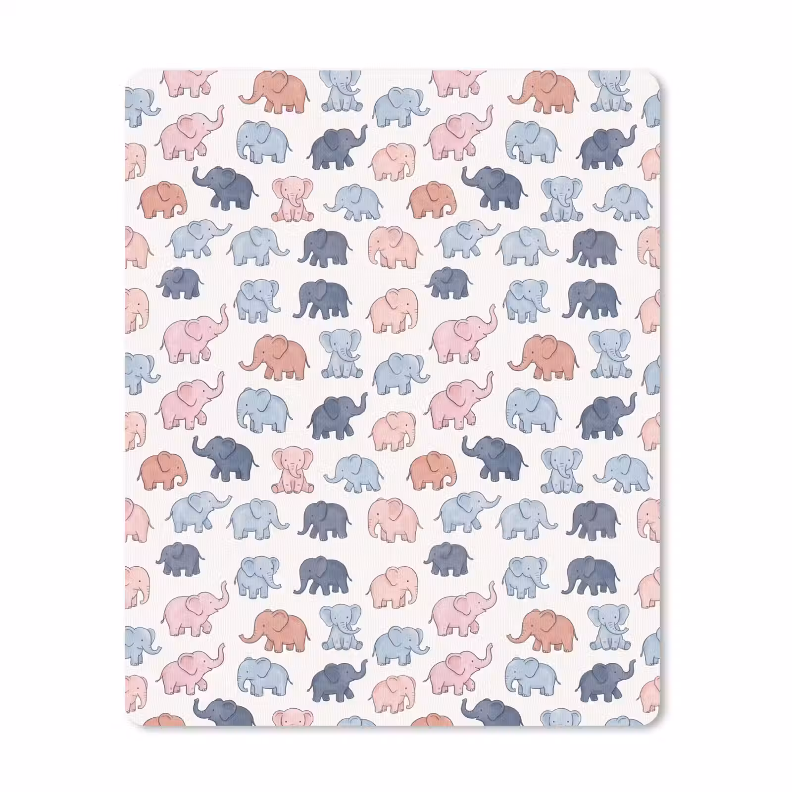 Mouse Pad - Animals - Pattern - Kids' Room - Pastel - Playful — 1