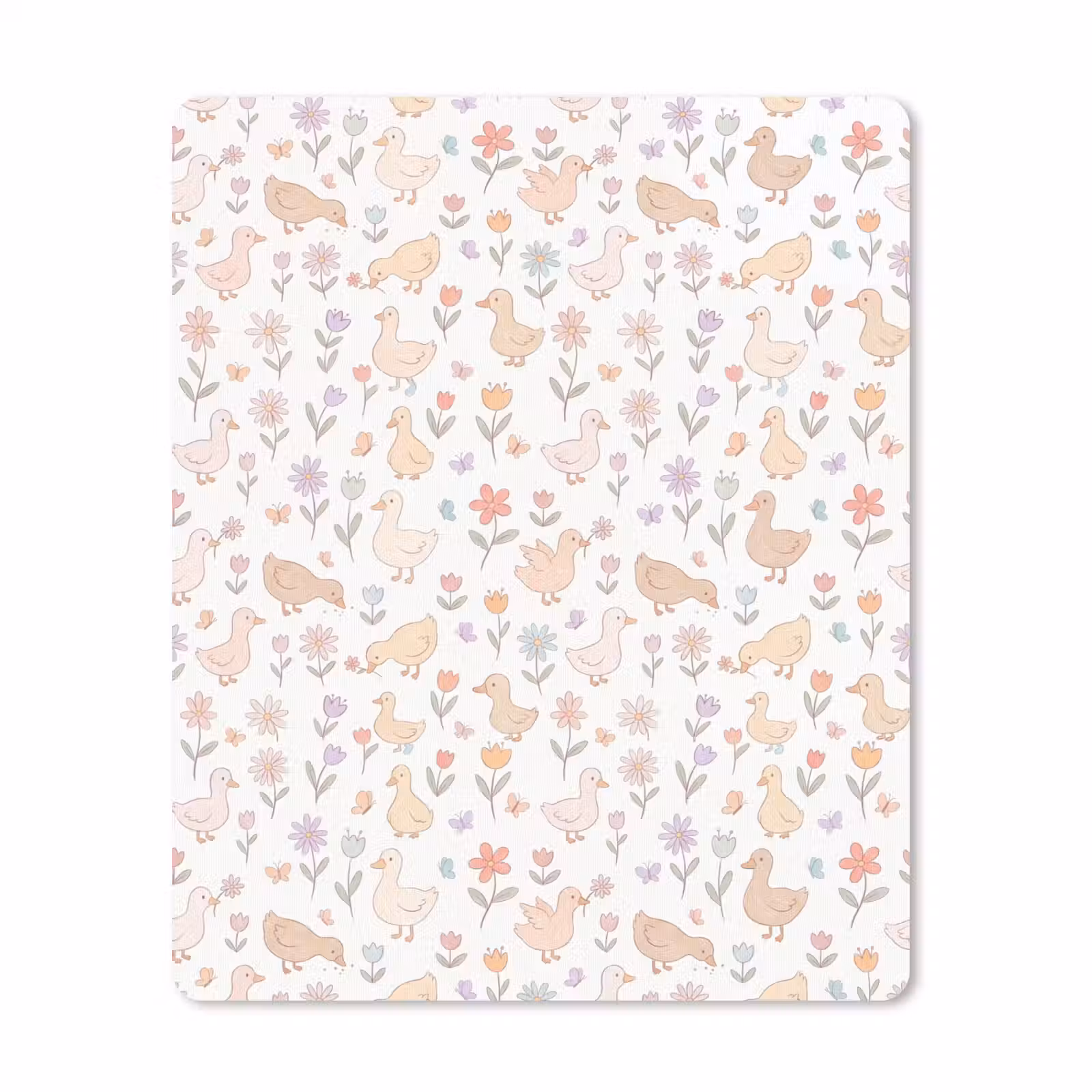 Mouse Pad - Birds - Flowers - Patterns - Pastel - Animals — 1