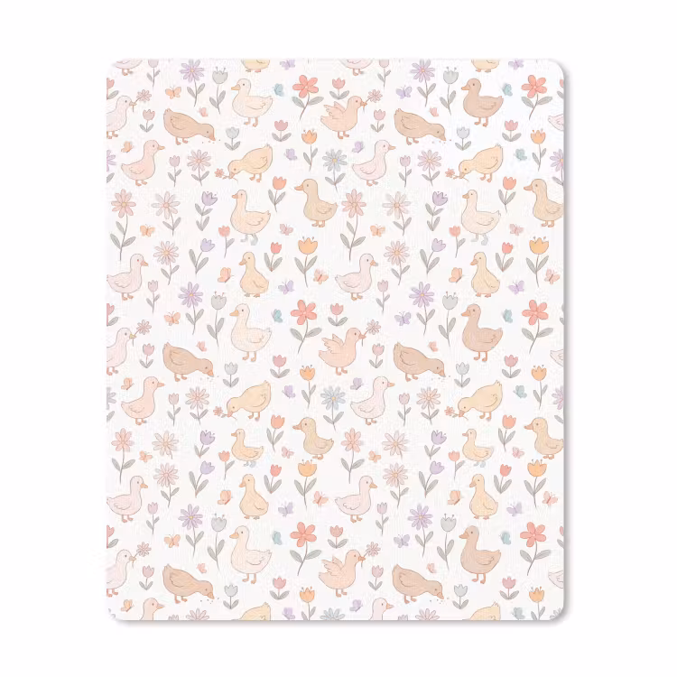 Mouse Pad - Birds - Flowers - Patterns - Pastel - Animals — 1