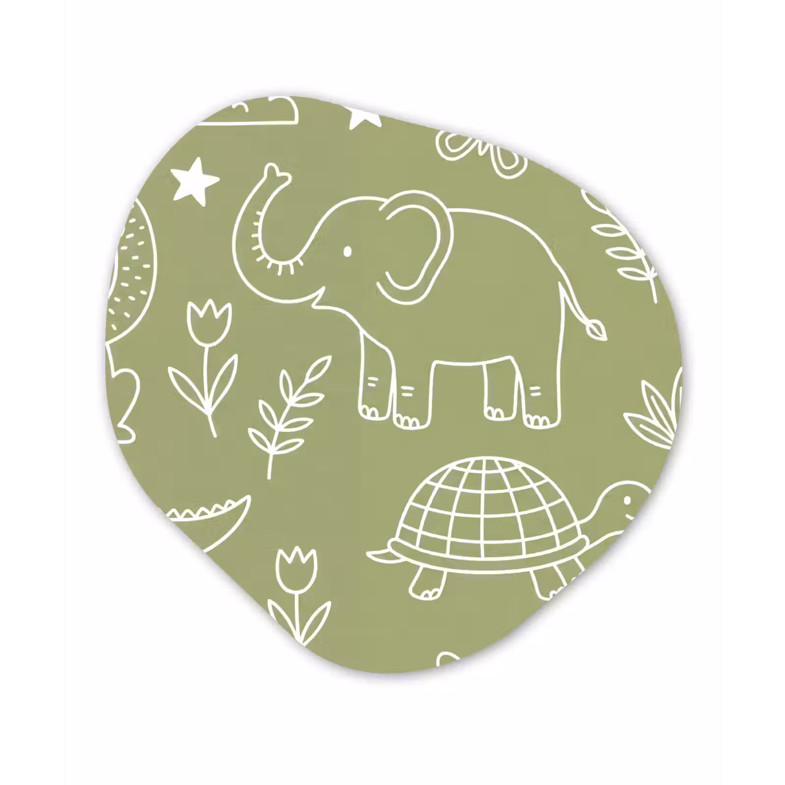 Organic - Forex - Animals - Pattern - Illustration - Nature - Green — 1