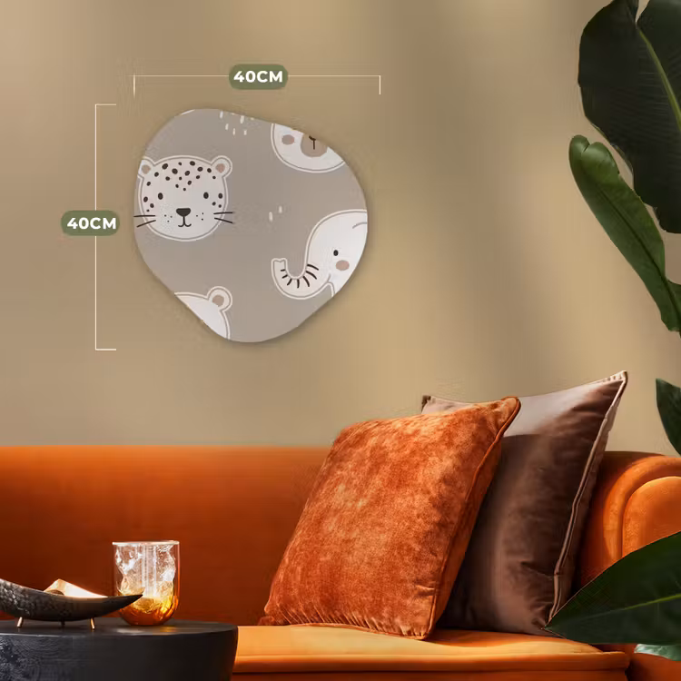 Organic - Forex - Animals - Pattern - Illustration - Modern - Beige — 4