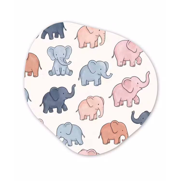 Organic - Forex - Animals - Pattern - Kids' Room - Pastel - Playful — 1