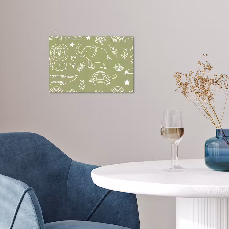 Poster - Animals - Pattern - Illustration - Nature - Green — 4