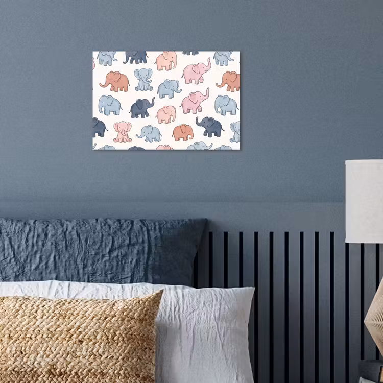 Poster - Animals - Pattern - Kids' Room - Pastel - Playful — 3