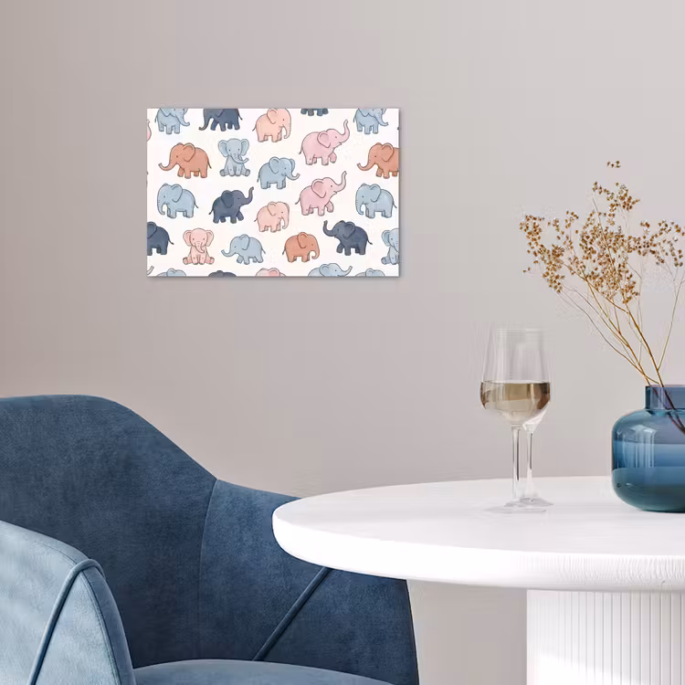 Poster - Animals - Pattern - Kids' Room - Pastel - Playful — 4