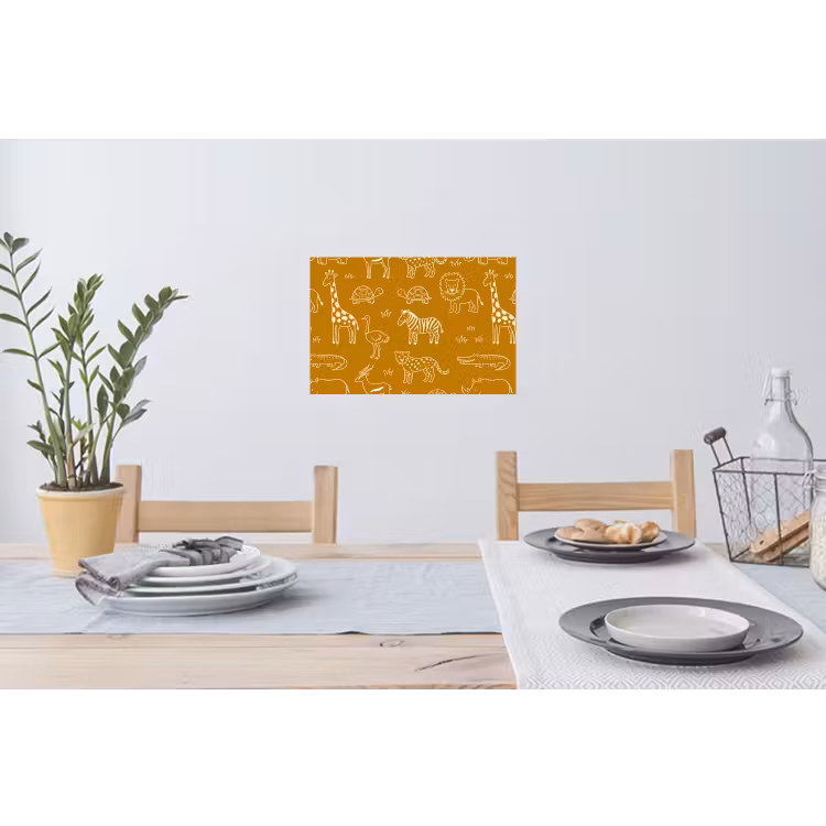 Wall Sticker - Animals - Safari - Pattern - Childlike - Ochre — 3