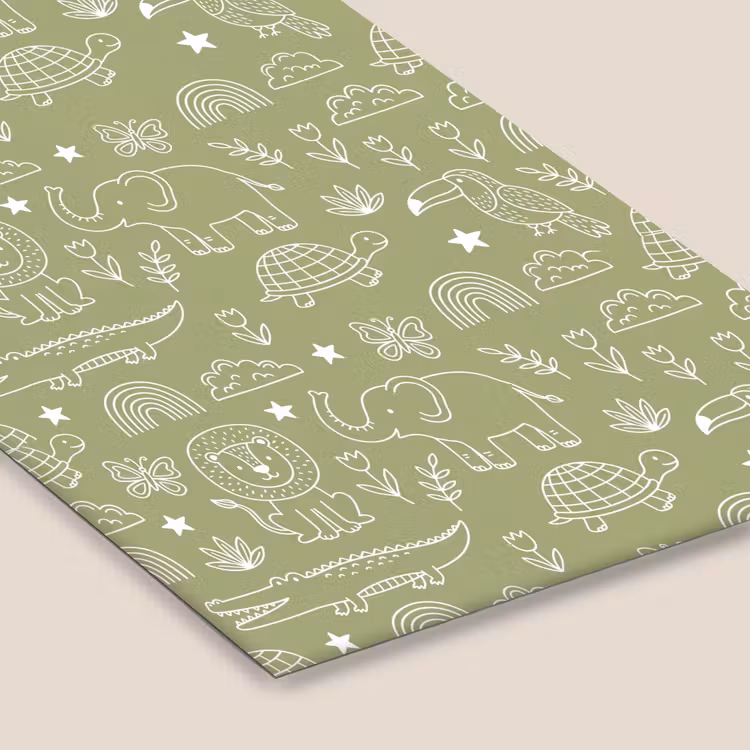 Framed Prints - Animals - Pattern - Illustration - Nature - Green — 6