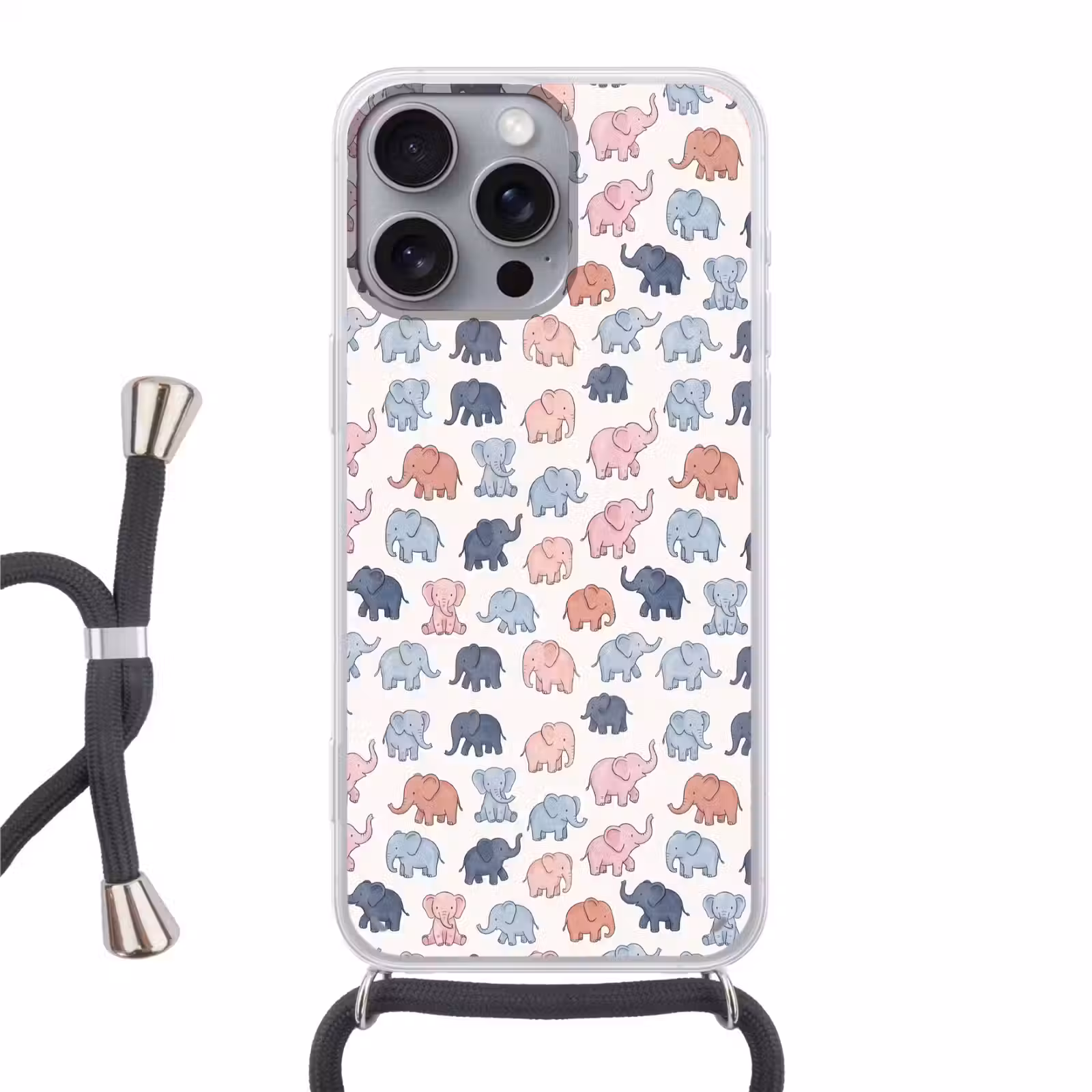 Phone case crossbody - Animals - Pattern - Kids' Room - Pastel - Playful — 1