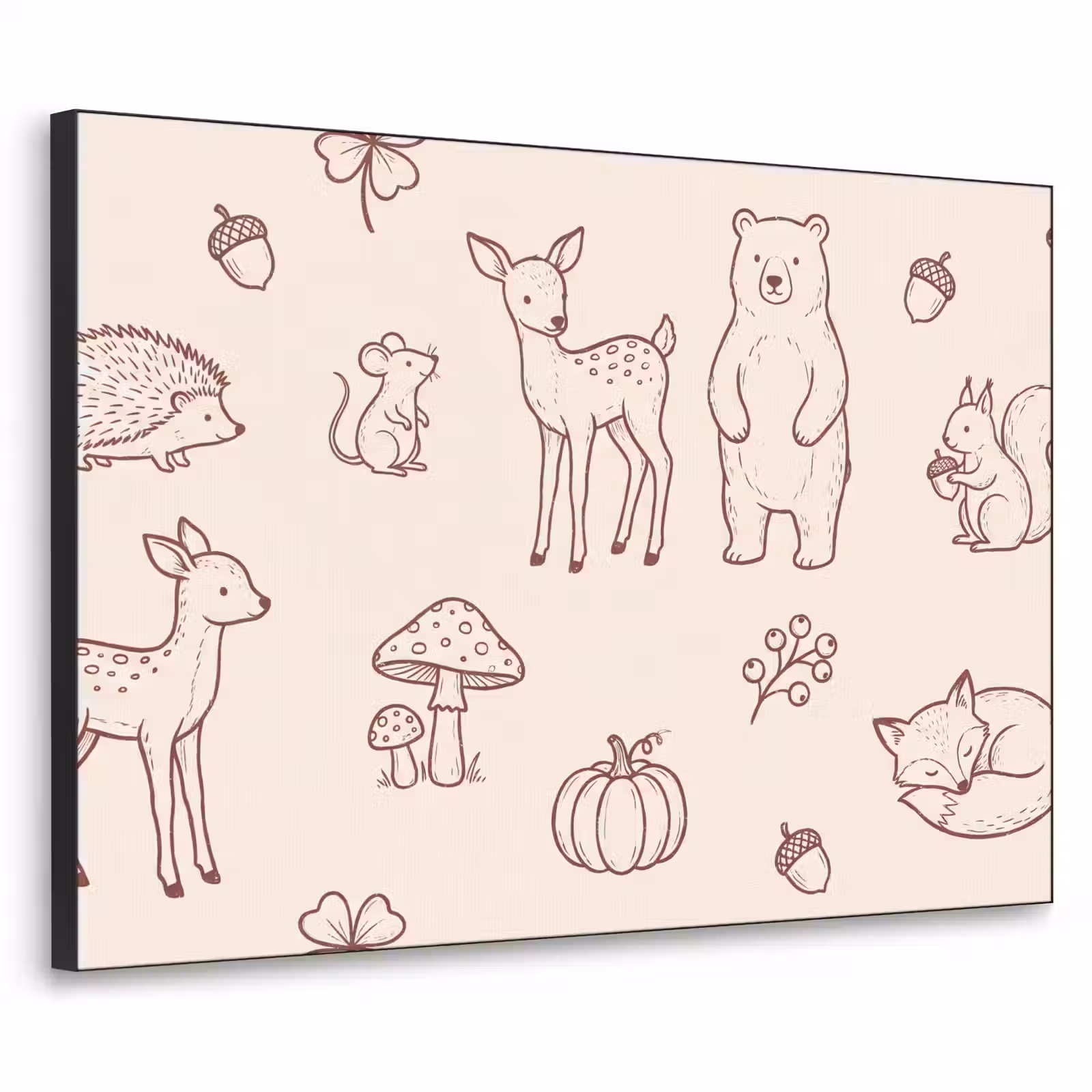 Art Frame - Animals - Forest - Nature - Sketch - Pattern — 1