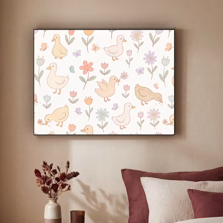 Art Frame - Birds - Flowers - Patterns - Pastel - Animals — 2