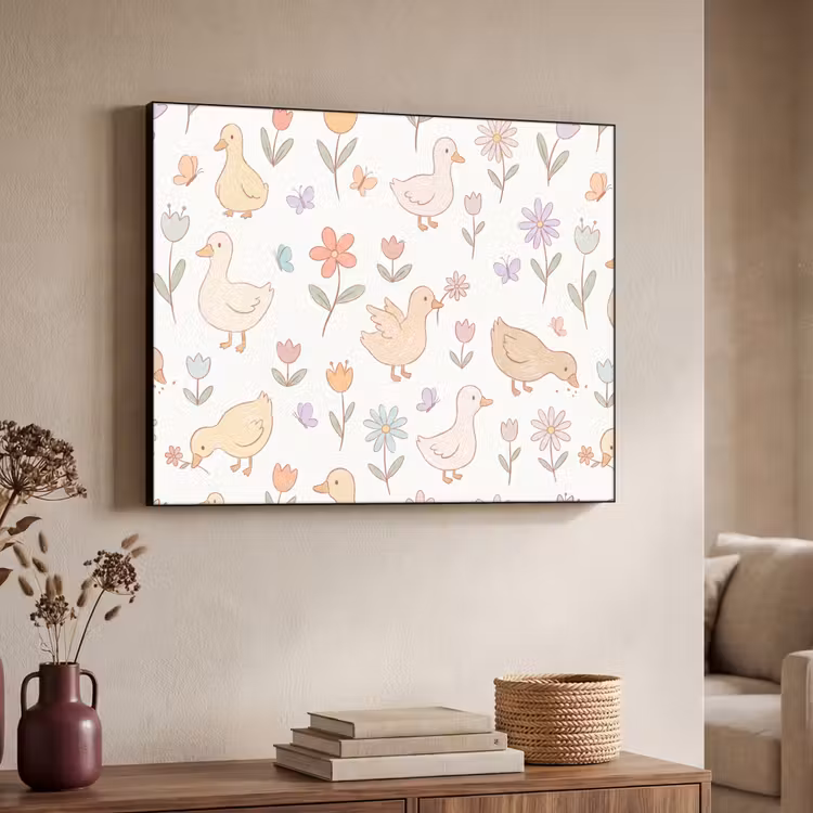 Art Frame - Birds - Flowers - Patterns - Pastel - Animals — 4